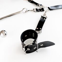 Бондажний набір з металевим анальним гаком Art of Sex Beatrice Bondage set with anal hook № 1