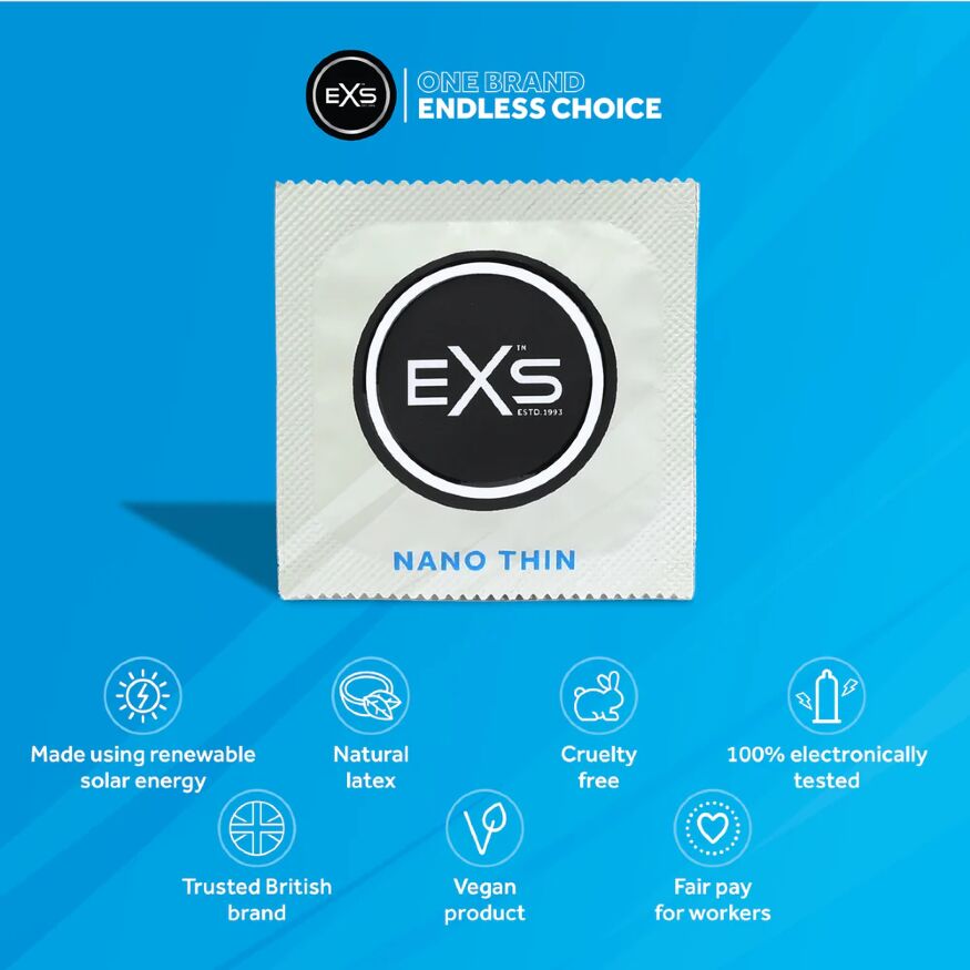 Презервативи тонкі - EXS Nano Thin, 48 шт.
