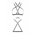 Портупея-стрепы KELIS BRA black XXL/XXXL - Passion Exclusive