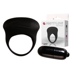 Ерекційне кільце - Pretty Love Bertram Penis Ring Black