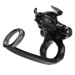 Оригинальная гибкая насадка на пенис BULL WARRIOR, 10 vibration functions