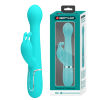 Вибромассажер с поступательным движением серии Pretty Love - Dejon Twinkled Green 7 vibration functions 4 rolling functions, BW-500014-1
