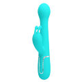 Вибромассажер с поступательным движением серии Pretty Love - Dejon Twinkled Green 7 vibration functions 4 rolling functions, BW-500014-1