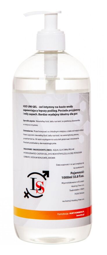 Универсальный гель-лубрикант Love Stim - H2O UNI GEL, 1000 ml