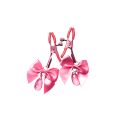 Зажимы для сосков с регулировкой Art of Sex - Flirty Bow, цвет розовый