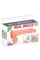 Фалоімітатор на присосці Real Body  -  Real Bruce Flesh, TPE, діаметр 4,2 см