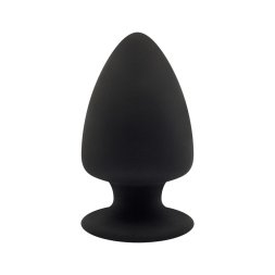 Анальна пробка SilexD (Model 1 size M) двошарова, силікон + Silexpan, діаметр 6,2 см