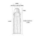 Насадка-презерватив "Penis Sleeve" BI-010045E Cristal