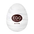 Мастурбатор-яйцо с рельефом XHN Egg Easy Ona-Cap, белый, 52 × 68 мм