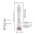 Вибратор-кролик с подогревом Dorcel FLEXI RABBIT WHITE, гибкий ствол