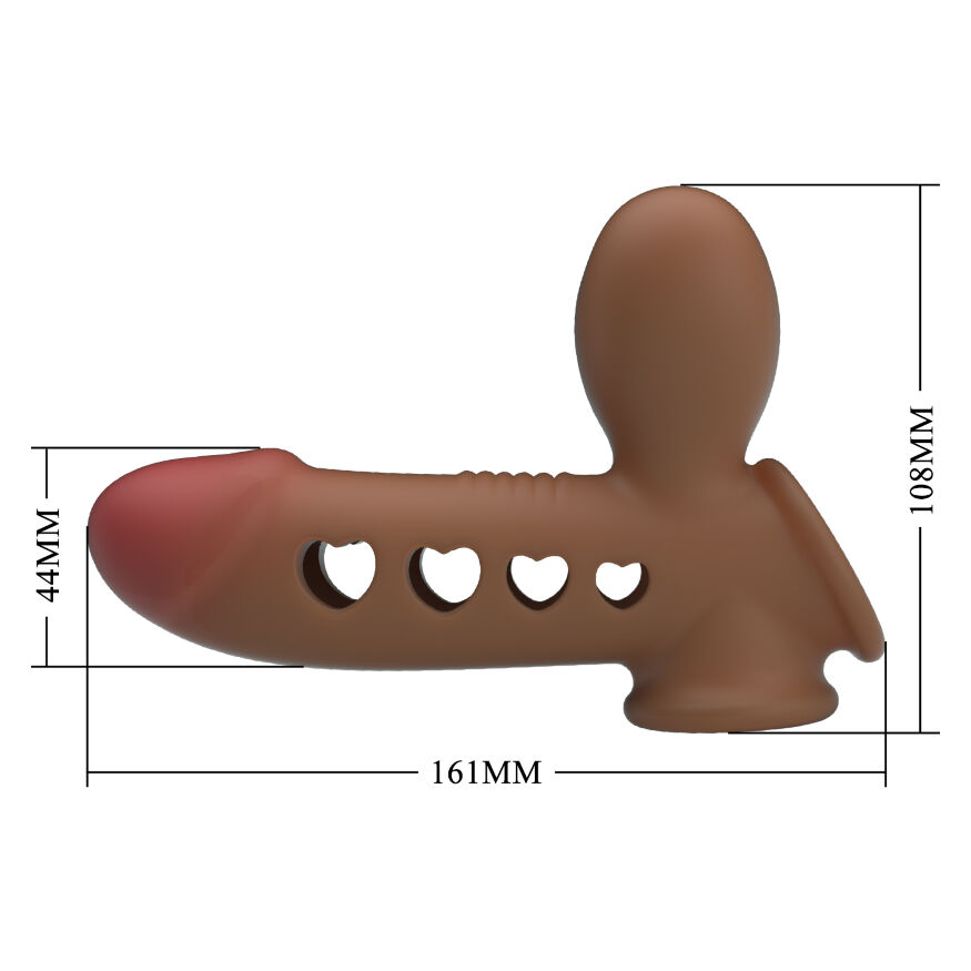 Насадка на член - Tyronn, Silicone, Waterproof