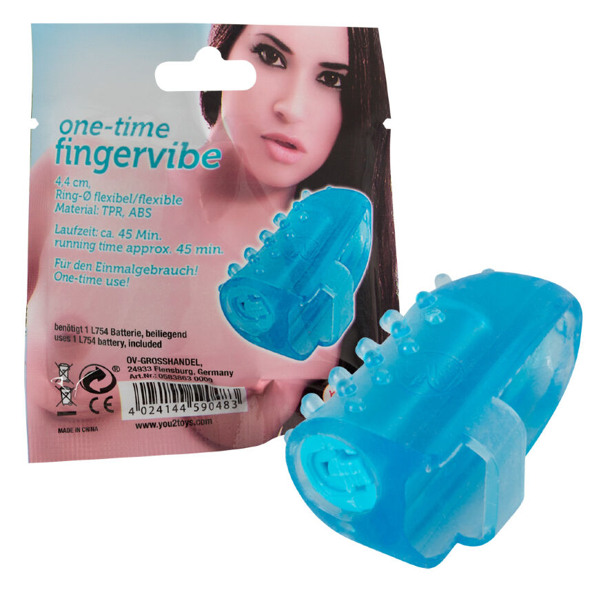 Кліторний стимулятор зі  петлею на палець One-Time Fingervibe