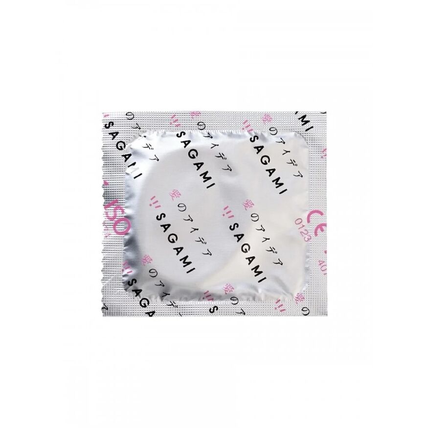 Ультратонкие презервативы Sagami Xtreme Strawberry, 10 шт, 0,04 мм