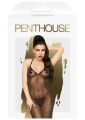 Сексуальна сукня довга напівпрозора Penthouse блискуча, чорна, S-L