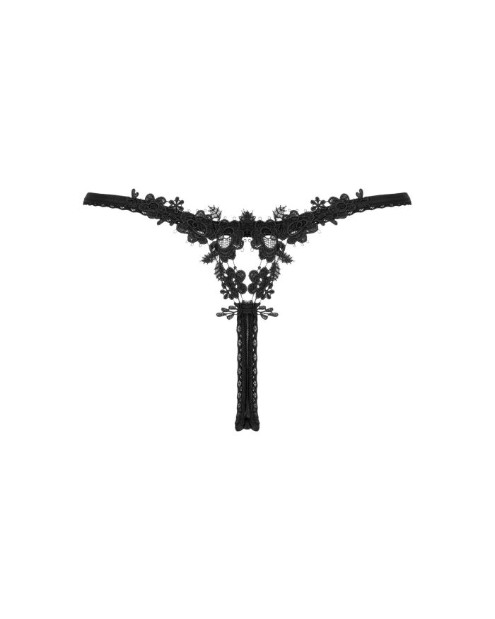 Трусики Obsessive Celia Noir thong M/L