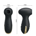 Стильний багатофункціональний кліторальний вібратор Pretty Love Royal Pleasure Hammer Black