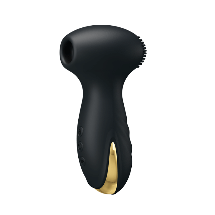 Стильний багатофункціональний кліторальний вібратор Pretty Love Royal Pleasure Hammer Black