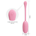 Стильне смарт-віброяйце з електростимуляцією Pretty Love Doreen Electric Shock Egg Light Pink (App)