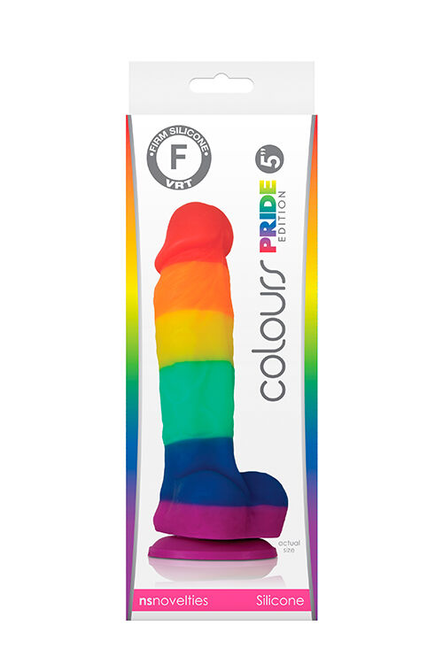 Фаллоимитатор силикон NS Novelties COLOURS PRIDE EDITION 5INCH DILDO
