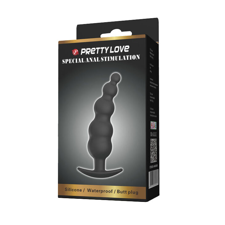 Анальна пробка - Pretty Love Special Anal Stimulation Butt Plug Black
