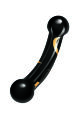 Стеклянный двухсторонний фаллоимитатор SECRET KISSES 5.5" HANDBLOWN DOUBLE ENDED DILDO