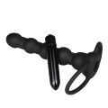 Насадка для подвійного проникнення - Anal Indulgence Collection Vibrating Rock Balled Double Prober