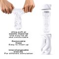 Мастурбатор Dorcel DEEP BLOW WHITE, двойное использование