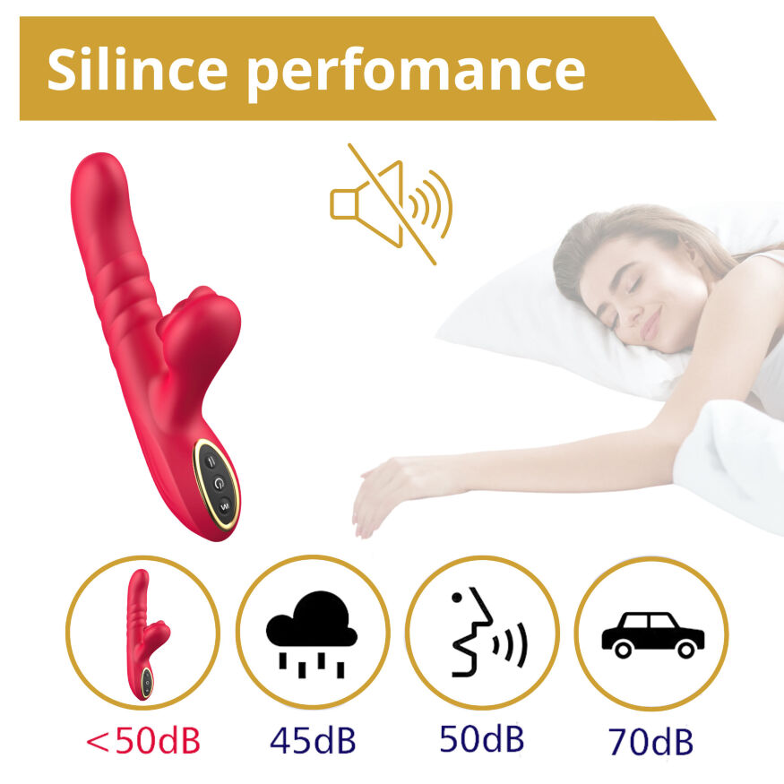 Вібратор кролик - Erospace Sweet Play G-Spot Vibrator With Thrusting A2