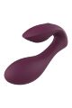 Вибратор двойной стимуляцией с пультом управления Dream Toys Essentials Ultra Dual Vibe, фиолетовый