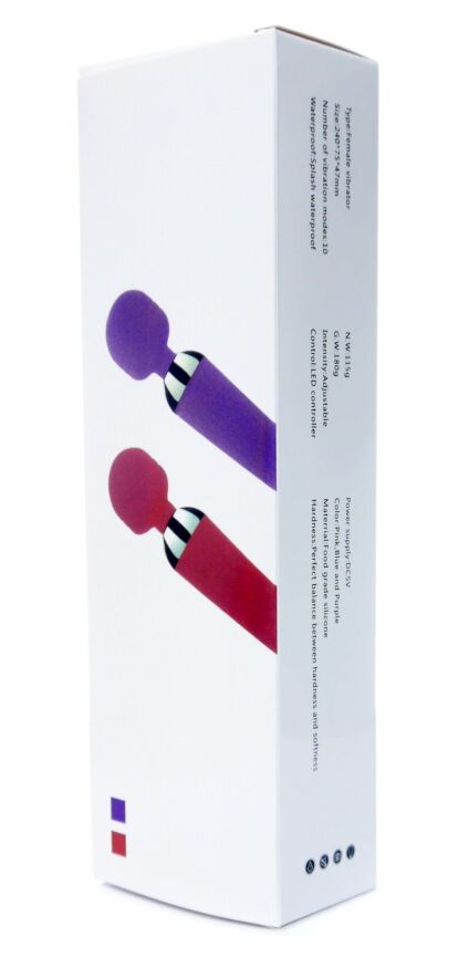 Вибромассажер Boss Series - Massager Power Wand USB Purple 16 Function, BS2200035