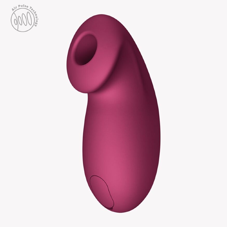 Вакуумный стимулятор Fun Factory Desire Wine Red, 11 режимов работы, перезаряжаемый