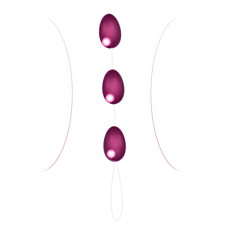 Анальные шарики BAILE - SEXUAL BALLS, BI-014036-3