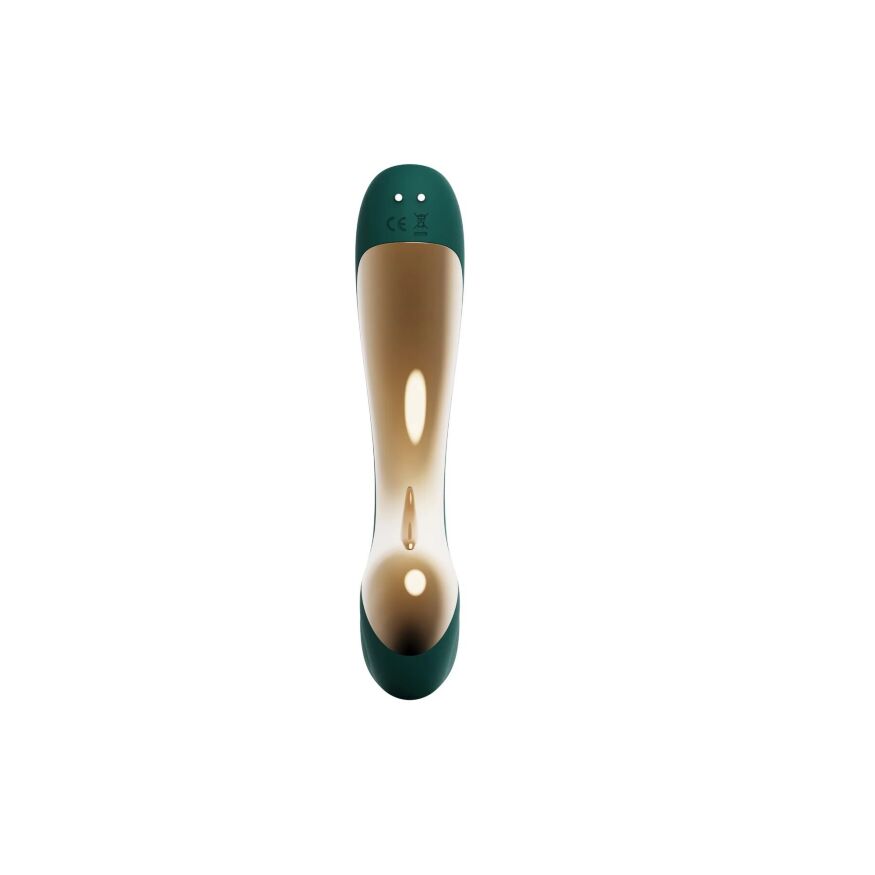 Вібратор-пульсатор з вакуумною насадкою Zalo  -  Talis G-Spot PulseWave Vibrator Turquoise Green