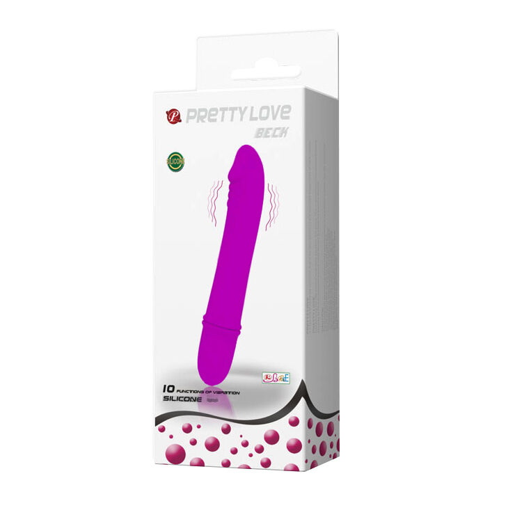 Силіконовий вібратор - Pretty Love Beck Vibrator Purple