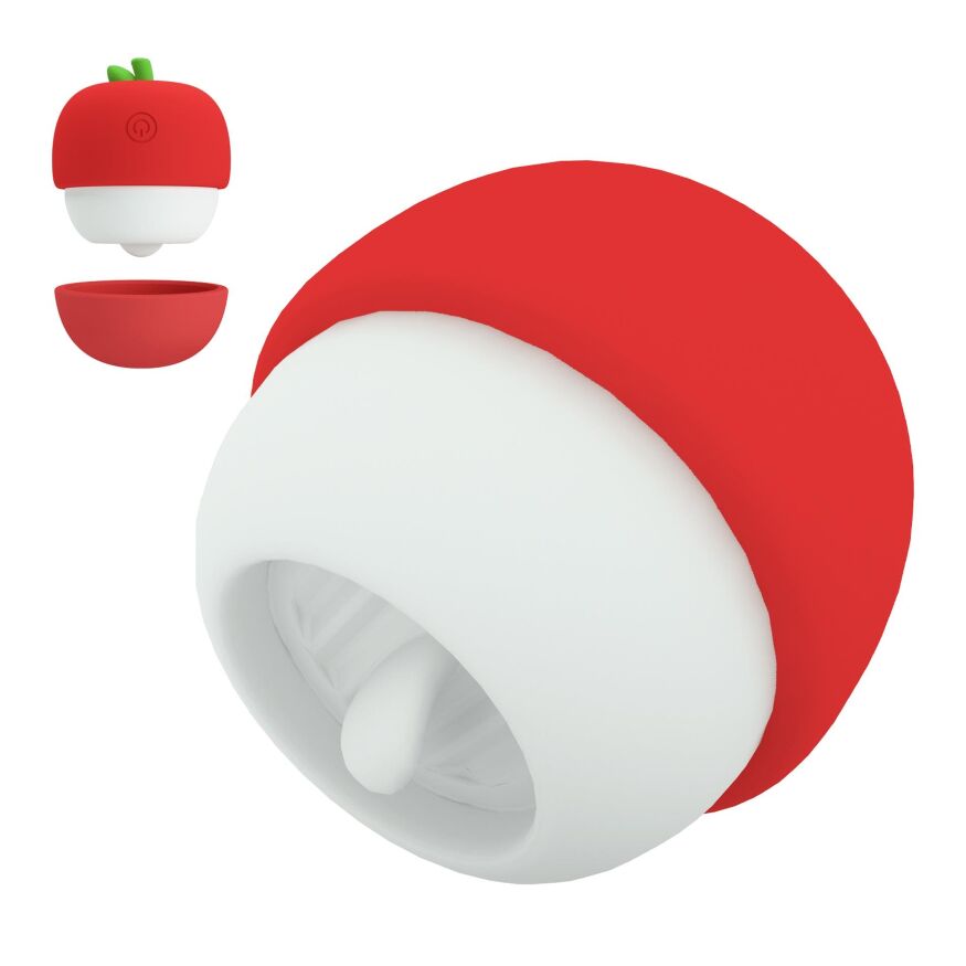 Роскошный водонепроницаемый симулятор орального секса для женщин APPLE SECRET, 12 licking settings