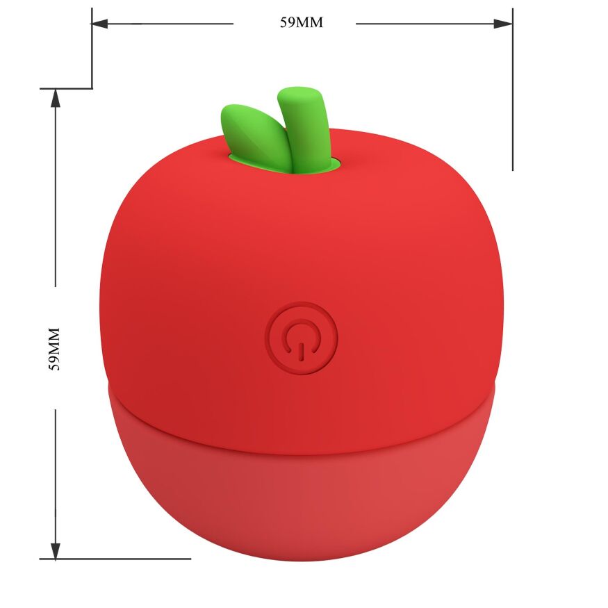 Роскошный водонепроницаемый симулятор орального секса для женщин APPLE SECRET, 12 licking settings