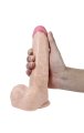 Фаллоимитатор  Wolf King Lifelike Rubber Dildo на присоске телесный
