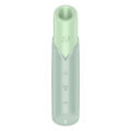 Вакуумний стимулятор Satisfyer Naughty Kiss для клітора, зелений, 12 × 2,7 см