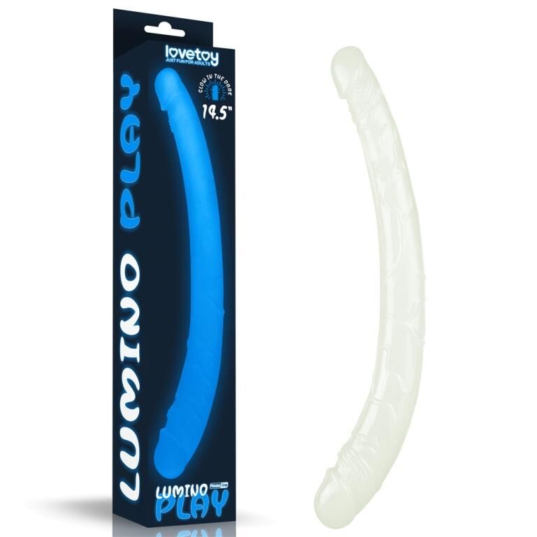 Фалоімітатор подвійний світиться у темряві - Lumino Play Double Dildo 14.5"