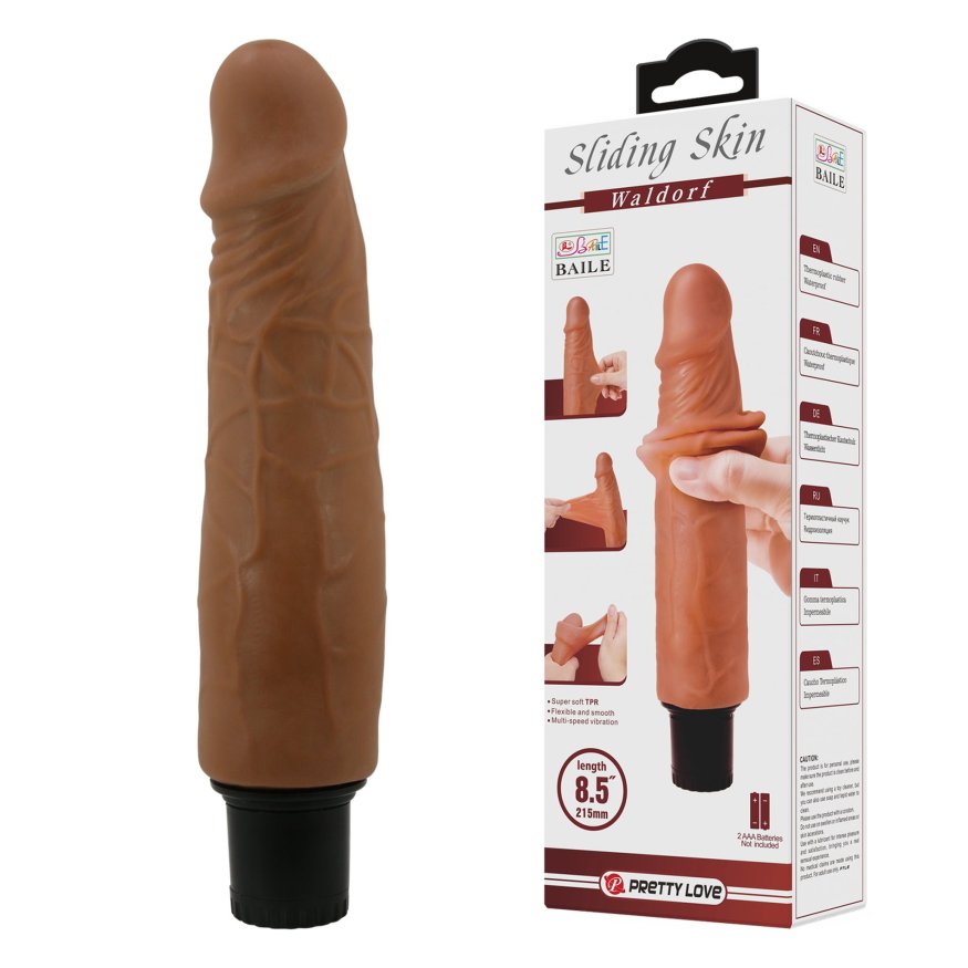 Вібратор - Pretty Love Sliding Skin Waldorf 8.5" Latin