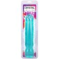 Великий гелевий фаллоимитатор Doc Johnson Crystal Jellies - 12 Inch Big Boy - Teal