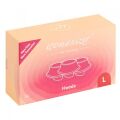 Набор насадок на Womanizer Premium, Eco, Classic, Liberty, Starlet 2, красные, размер L