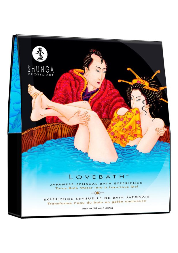 Гель для ванни Shunga LOVEBATH  -  Ocean temptations 575 г, робить воду ароматним желе зі SPA-ефектом