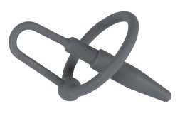 Стимулятор уретри для любителів БДСМ-розваг Penis Plug With Glans Ring