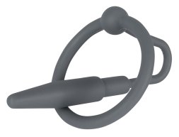 Стимулятор уретри для любителів БДСМ-розваг Penis Plug With Glans Ring