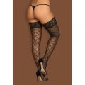 Чулки черные Obsessive S811 stockings S/M