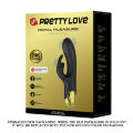 Стильний вібратор кролик Pretty Love Royal Pleasure Double Pleasure Black