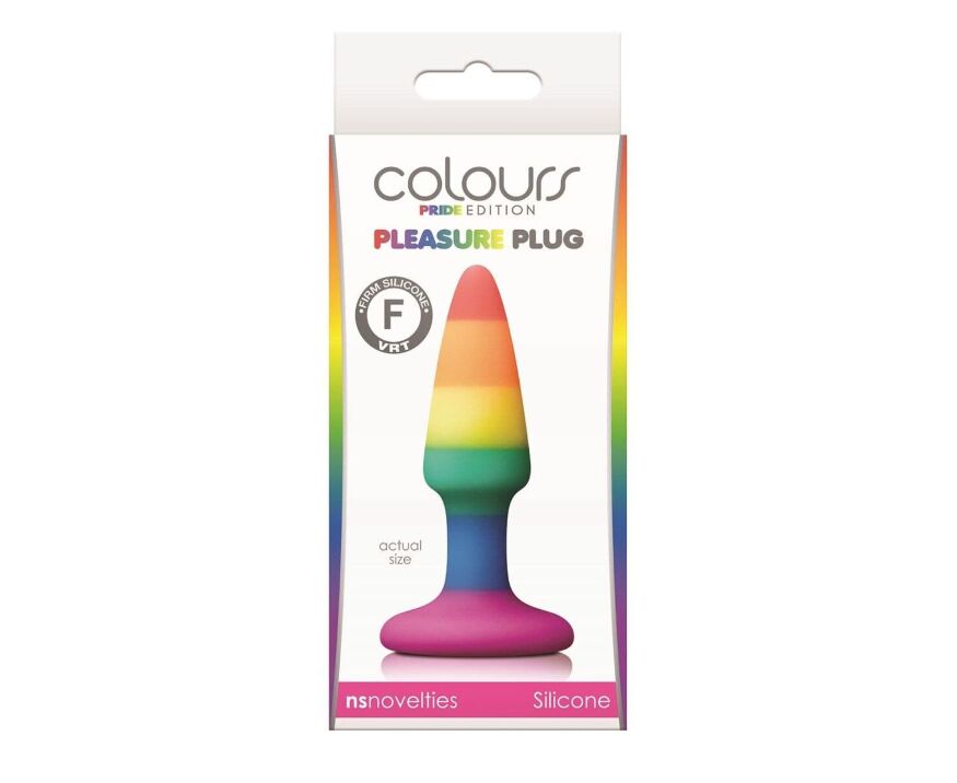 Анальная пробка NS Novelties COLOURS PRIDE EDITION PLEASURE PLUG MINI