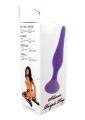 Анальна пробка - Silicone Purple Plug L