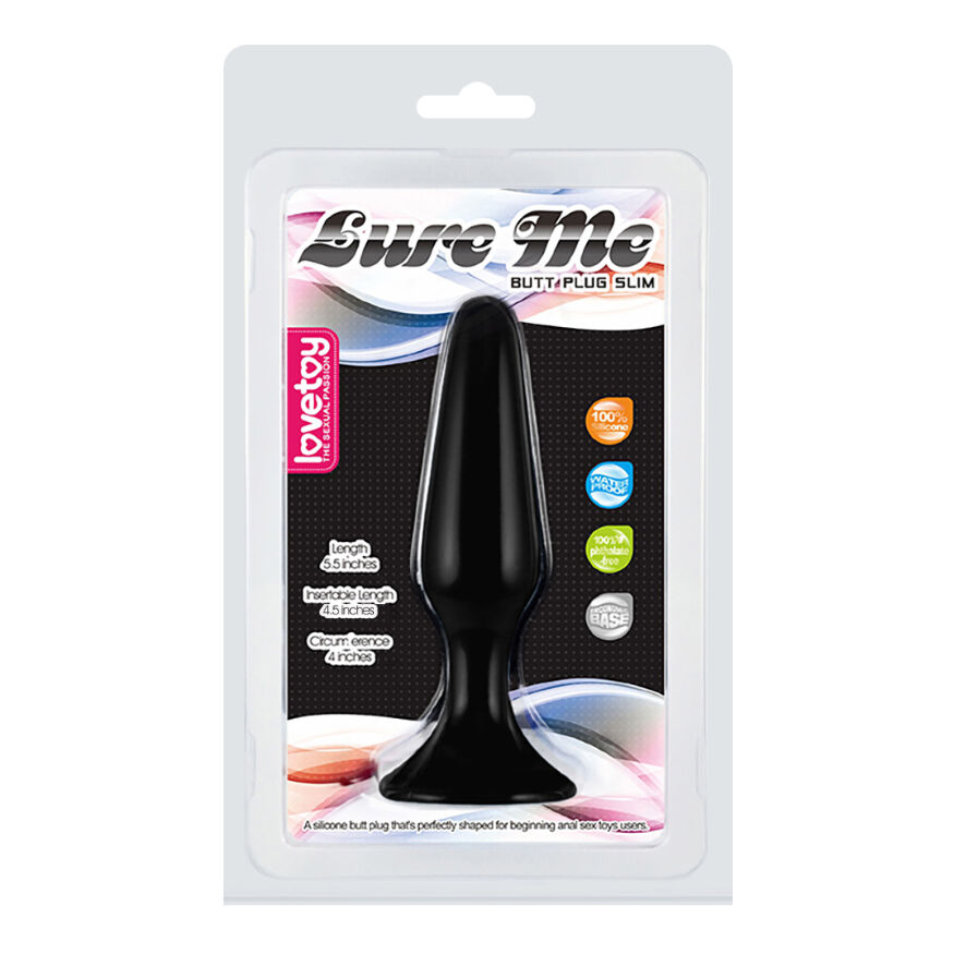 Анальна пробка - Lure Me Butt Plug L Black